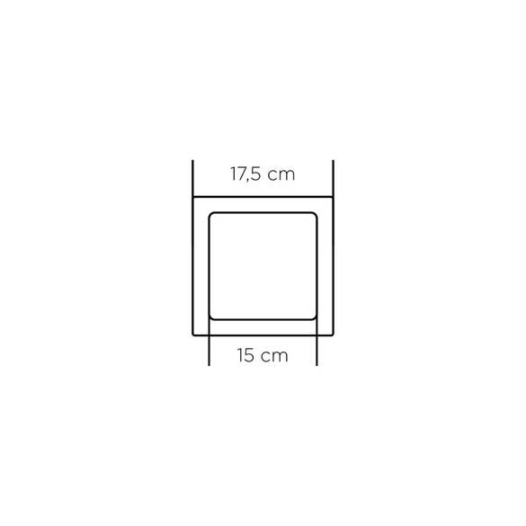 12W SLIM SIVA ALTI KARE PANEL ARMATÜR