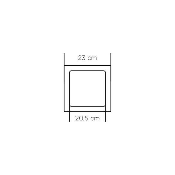 18W SLIM SIVA ALTI KARE PANEL ARMATÜR