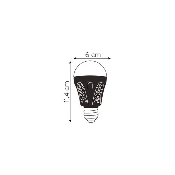 9W ŞARJLI LED AMPUL E27